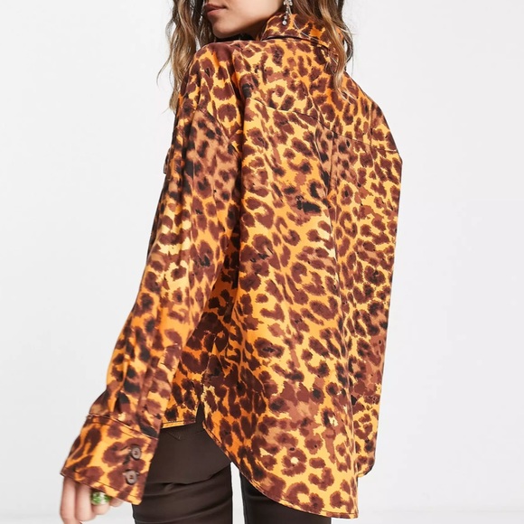 Native Youth oversized shacket leopard print - Picture 4 of 10